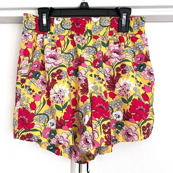 Bando‎ Chill Shorts in Sunshine Super Bloom Size Small Colorful Maximalism Beach - Picture 1 of 8